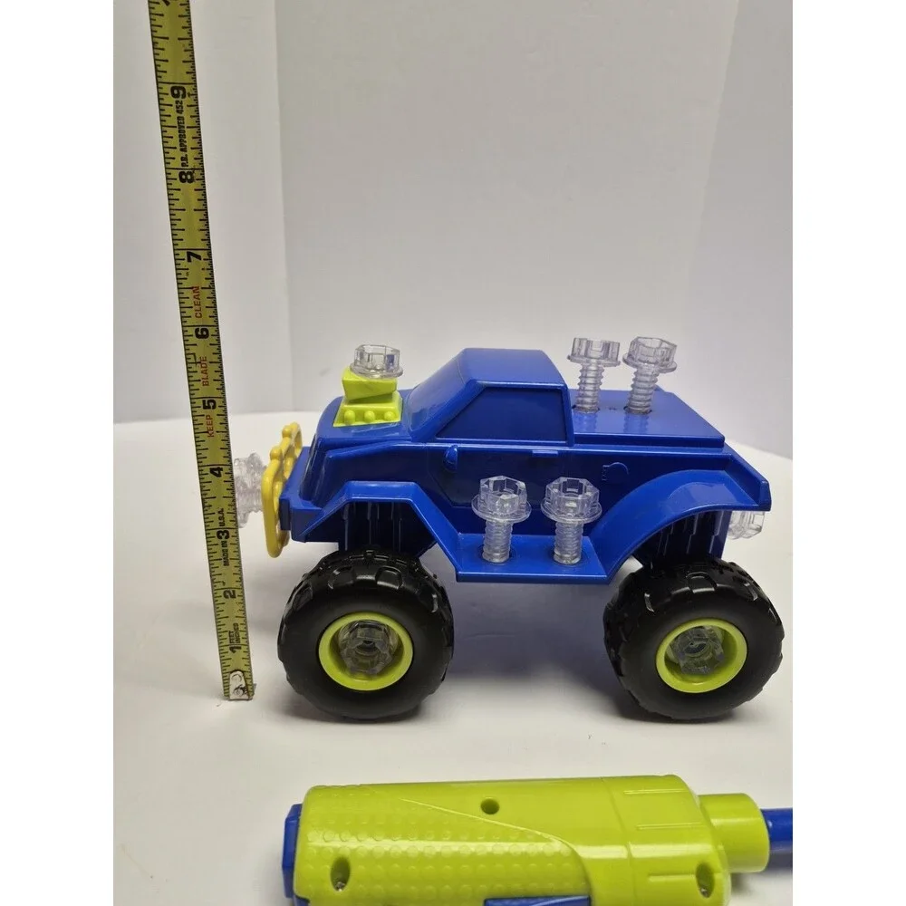 Design N Drill Blue Truck Screws/bolts And Screwdriver Battery Powered Toy